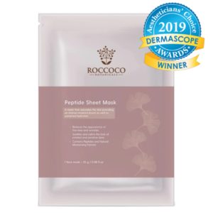 Roccoco Botanicals Peptide Sheet Mask